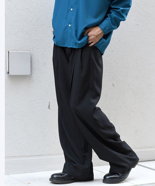 【セール】two tuck loose slacks/ツータック ルーズ スラックス（スラックス）｜Starting Over（スターティングオーバー）