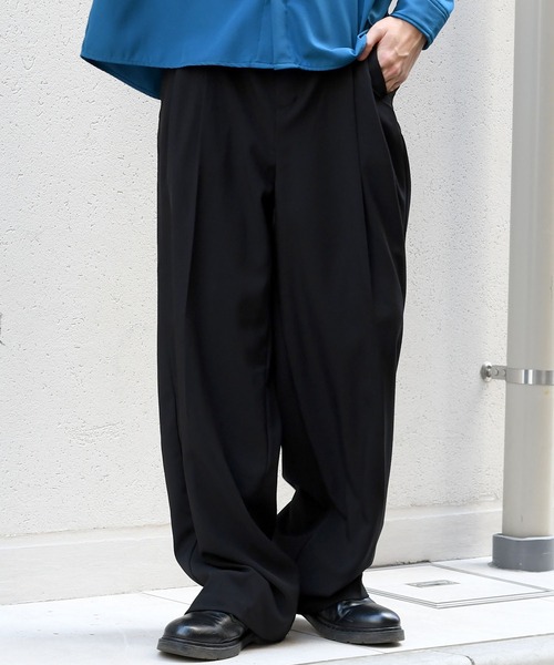 【セール】two tuck loose slacks/ツータック ルーズ スラックス（スラックス）｜Starting Over（スターティングオーバー）