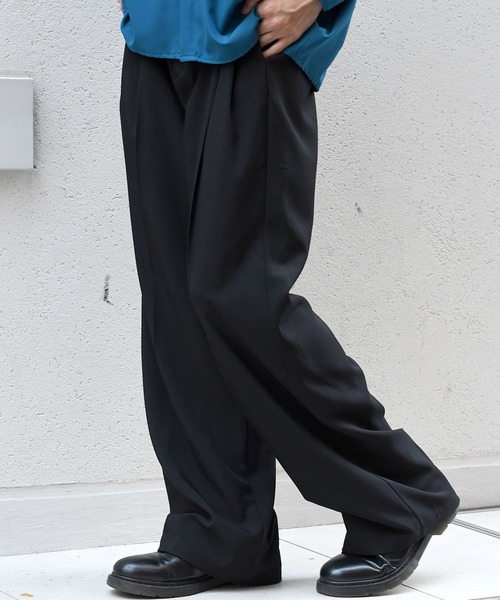 【セール】two tuck loose slacks/ツータック ルーズ スラックス（スラックス）｜Starting Over（スターティングオーバー）