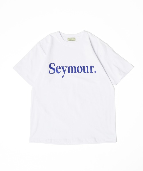 Seymour.(シーモア)の「"LOGO" HEAVY S/S T-SHIRT(Tシャツ/カットソー・メンズ・ネイビー/グレー/ホワイト・MEDIUM/LARGE/X-LARGE)」の2枚目の写真