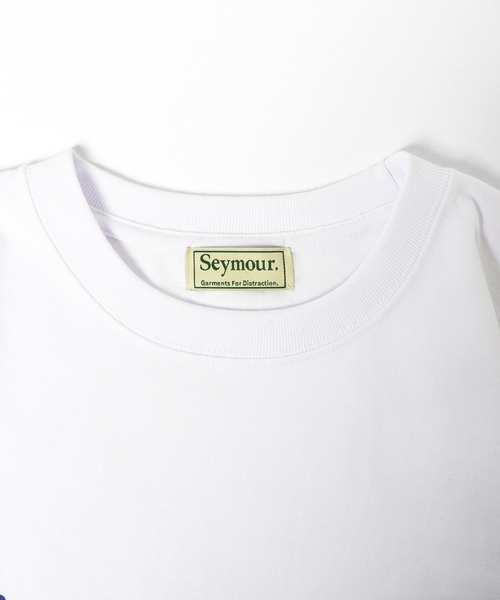 Seymour.(シーモア)の「"LOGO" HEAVY S/S T-SHIRT(Tシャツ/カットソー・メンズ・ネイビー/グレー/ホワイト・MEDIUM/LARGE/X-LARGE)」の5枚目の写真