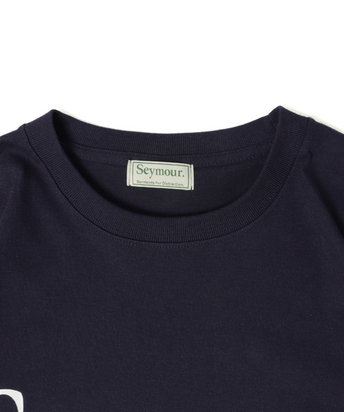 Seymour.(シーモア)の「"LOGO" HEAVY S/S T-SHIRT(Tシャツ/カットソー・メンズ・ネイビー/グレー/ホワイト・MEDIUM/LARGE/X-LARGE)」の10枚目の写真