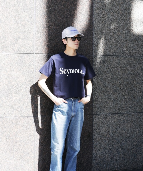 Seymour.(シーモア)の「"LOGO" HEAVY S/S T-SHIRT(Tシャツ/カットソー・メンズ・ネイビー/グレー/ホワイト・MEDIUM/LARGE/X-LARGE)」の6枚目の写真