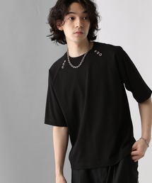 HARE（ハレ）の「コンパクトシルバーパーツカットソー(HARE)（Tシャツ/カットソー・メンズ）」