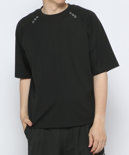 HARE（ハレ）の「コンパクトシルバーパーツカットソー(HARE)（Tシャツ/カットソー・メンズ・ブラック系その他/ホワイト/ブラック・FREE）」の14枚目の写真