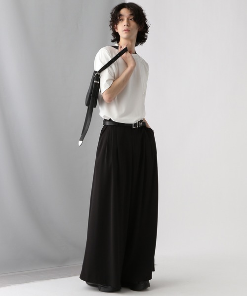 HARE（ハレ）の「コンパクトシルバーパーツカットソー(HARE)（Tシャツ/カットソー・メンズ・ブラック系その他/ホワイト/ブラック・FREE）」の5枚目の写真