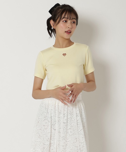 [新品タグ付] Jolly Poupee ティアードカットソー DOTTY RIBBON SHIRRING T-SHIRT_RED | ファッション通販サイト NUGU