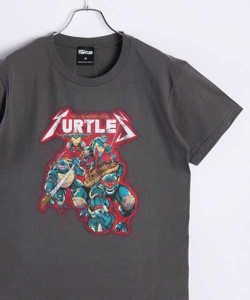 WESTSEA（ウエストシー）の「TEENAGE MUTANT NINJA TURTLES / ミュータントタートルズ  アメコミ 半袖プリントTシャツ（Tシャツ/カットソー・メンズ・ホワイト系その他/ブラック/ホワイト/チャコール/ブラック系その他・L/M）」の5枚目の写真