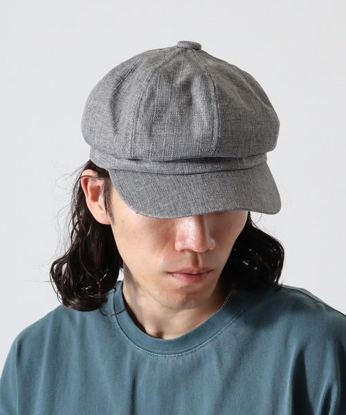 FUNALIVE（ファンアライブ）の「RUCCHE　スラブキャスケット（キャスケット・メンズ・アイボリー/ベージュ/ブラウン/グレー/ブラック・F）」の8枚目の写真