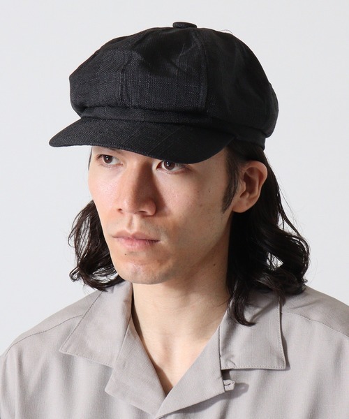 FUNALIVE（ファンアライブ）の「RUCCHE　スラブキャスケット（キャスケット・メンズ・アイボリー/ベージュ/ブラウン/グレー/ブラック・F）」の7枚目の写真