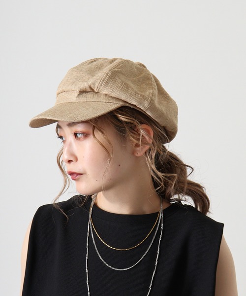 FUNALIVE（ファンアライブ）の「RUCCHE　スラブキャスケット（キャスケット・メンズ・アイボリー/ベージュ/ブラウン/グレー/ブラック・F）」の11枚目の写真