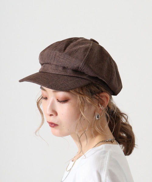 FUNALIVE（ファンアライブ）の「RUCCHE　スラブキャスケット（キャスケット・メンズ・アイボリー/ベージュ/ブラウン/グレー/ブラック・F）」の10枚目の写真