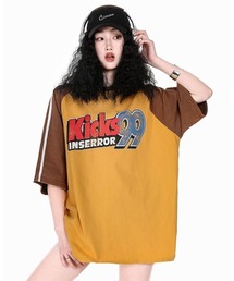 mushwear | American Retro Distressed Print T-shirt(Tシャツ/カットソー)