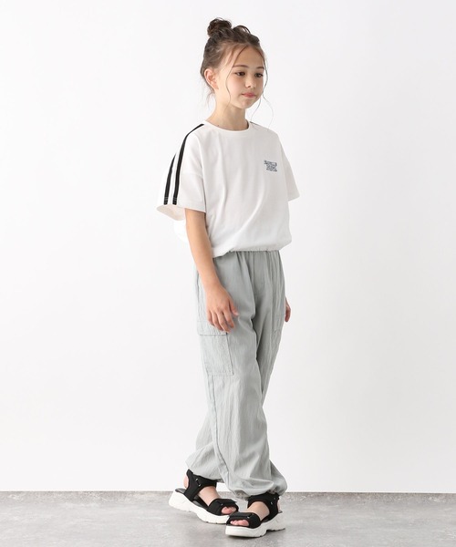 ヘビロッTEEワイドショート/123963（Tシャツ/カットソー