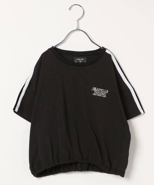 ヘビロッTEEワイドショート/123963（Tシャツ/カットソー