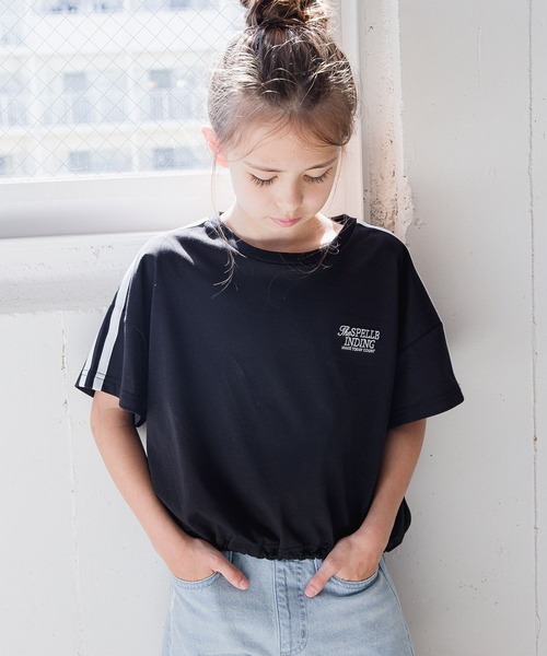 ヘビロッTEEワイドショート/123963（Tシャツ/カットソー
