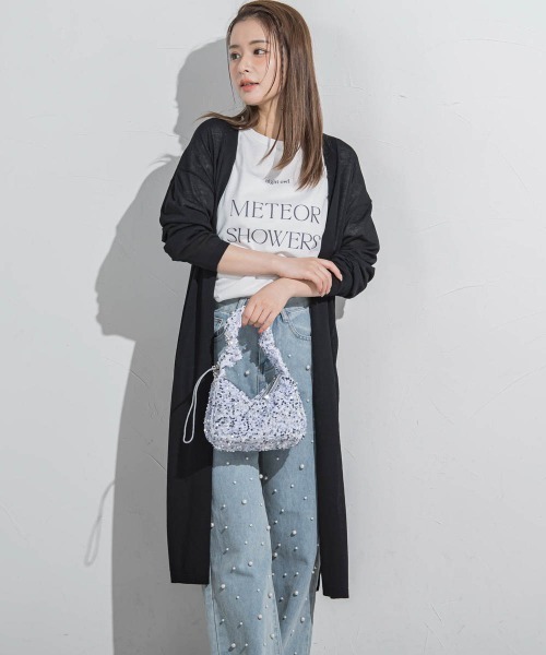 VICKY(ビッキー)の「【トレンドBAG】スパンコールハンドバッグ(ハンドバッグ・レディース・ホワイト/ピンク/シルバー系その他/ブラック・FREE)」の11枚目の写真