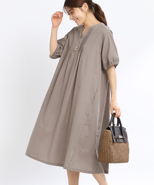 セール】【SALE／E‐QUALITY／手洗い可】涼し気ふんわりスリーブ  