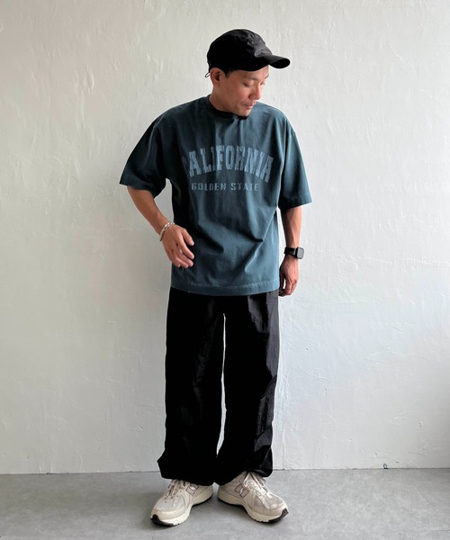 NO NEED(ノーニード)の「カラーナイロン イージーパンツ /ユニセックス(その他パンツ・メンズ・ライム/ピンク/ライトグレー/ブラック/ライトブルー・L/M)」の13枚目の写真