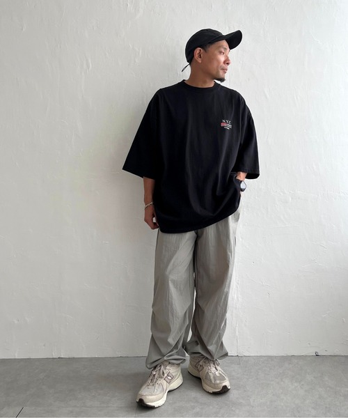 NO NEED(ノーニード)の「カラーナイロン イージーパンツ /ユニセックス(その他パンツ・メンズ・ライム/ピンク/ライトグレー/ブラック/ライトブルー・L/M)」の21枚目の写真