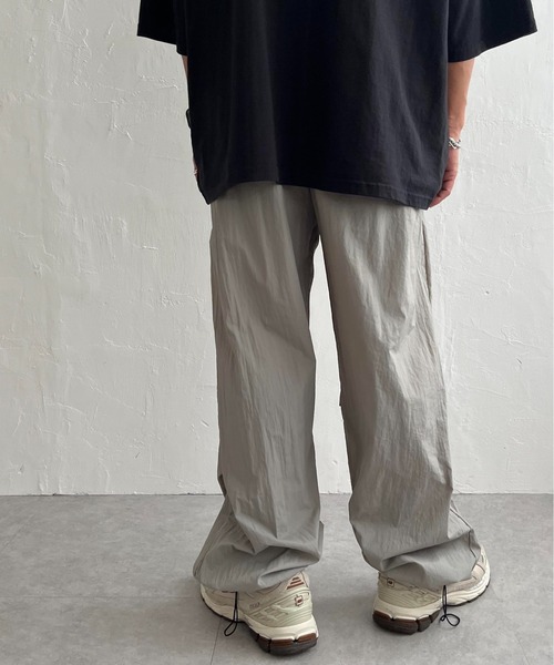 NO NEED(ノーニード)の「カラーナイロン イージーパンツ /ユニセックス(その他パンツ・メンズ・ライム/ピンク/ライトグレー/ブラック/ライトブルー・L/M)」の18枚目の写真