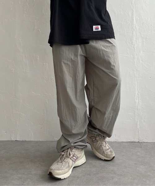 NO NEED(ノーニード)の「カラーナイロン イージーパンツ /ユニセックス(その他パンツ・メンズ・ライム/ピンク/ライトグレー/ブラック/ライトブルー・L/M)」の17枚目の写真
