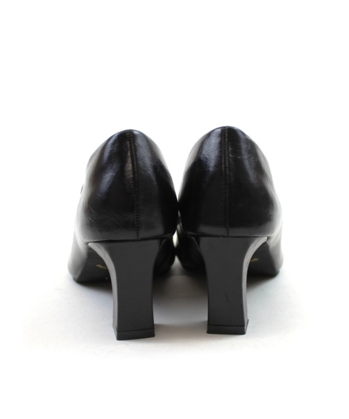 VIVIAN（ヴィヴィアン）の「スクエアトゥデザインヒールローファーパンプス（パンプス・レディース・ブラック/シルバー/グレー系その他7/ダークブラウン・LL/L/M/S）」の10枚目の写真