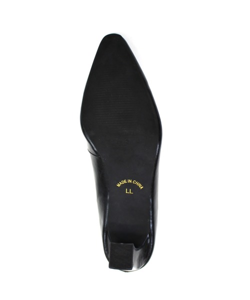 VIVIAN（ヴィヴィアン）の「スクエアトゥデザインヒールローファーパンプス（パンプス・レディース・ブラック/シルバー/グレー系その他7/ダークブラウン・LL/L/M/S）」の8枚目の写真