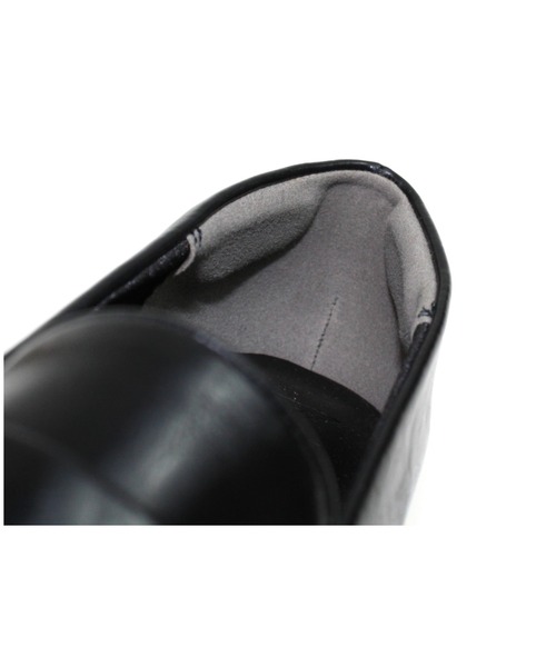 VIVIAN（ヴィヴィアン）の「スクエアトゥデザインヒールローファーパンプス（パンプス・レディース・ブラック/シルバー/グレー系その他7/ダークブラウン・LL/L/M/S）」の6枚目の写真