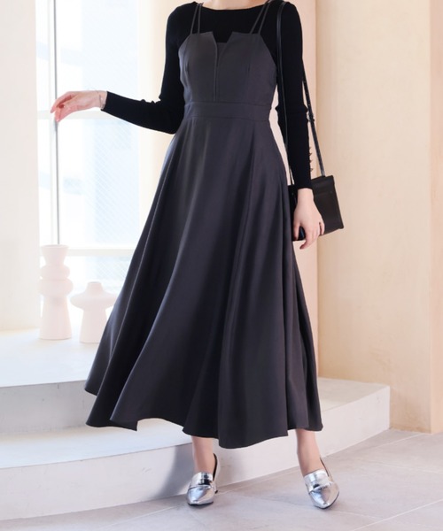 VIVIAN（ヴィヴィアン）の「スクエアトゥデザインヒールローファーパンプス（パンプス・レディース・ブラック/シルバー/グレー系その他7/ダークブラウン・LL/L/M/S）」の18枚目の写真