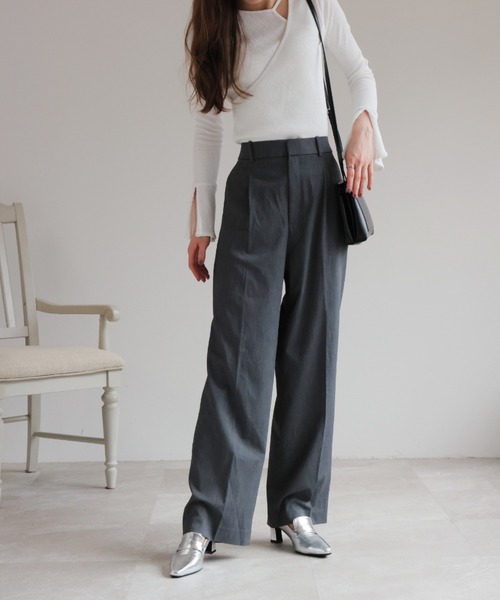 VIVIAN（ヴィヴィアン）の「スクエアトゥデザインヒールローファーパンプス（パンプス・レディース・ブラック/シルバー/グレー系その他7/ダークブラウン・LL/L/M/S）」の16枚目の写真