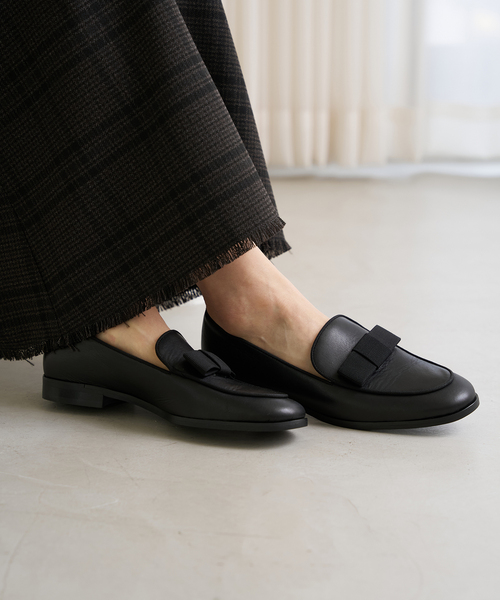 IENA(イエナ)の「STATUS/ステイタス RIBBON LOAFER A272-128-M(ローファー・レディース・ブラック・38/37/36)」の11枚目の写真