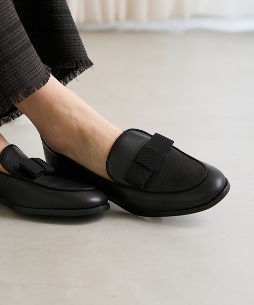 IENA(イエナ)の「STATUS/ステイタス RIBBON LOAFER A272-128-M(ローファー・レディース・ブラック・38/37/36)」の10枚目の写真