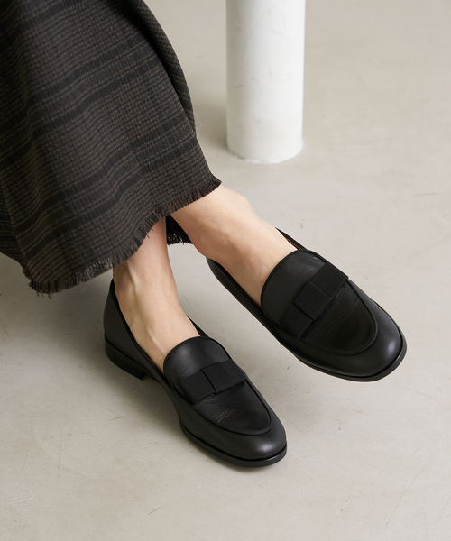 IENA(イエナ)の「STATUS/ステイタス RIBBON LOAFER A272-128-M(ローファー・レディース・ブラック・38/37/36)」の9枚目の写真