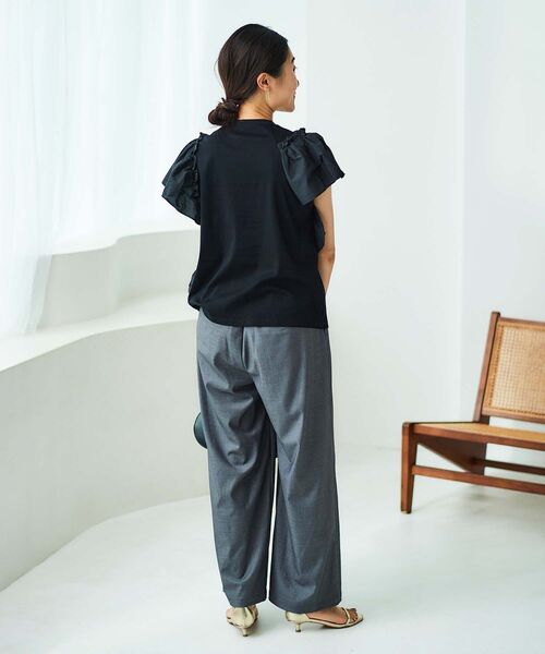 【セール】アシメティアードフリルカットソー（Tシャツ/カットソー）｜le.coeur blanc（ルクールブラン）