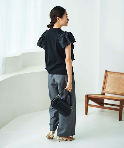 【セール】アシメティアードフリルカットソー（Tシャツ/カットソー）｜le.coeur blanc（ルクールブラン）