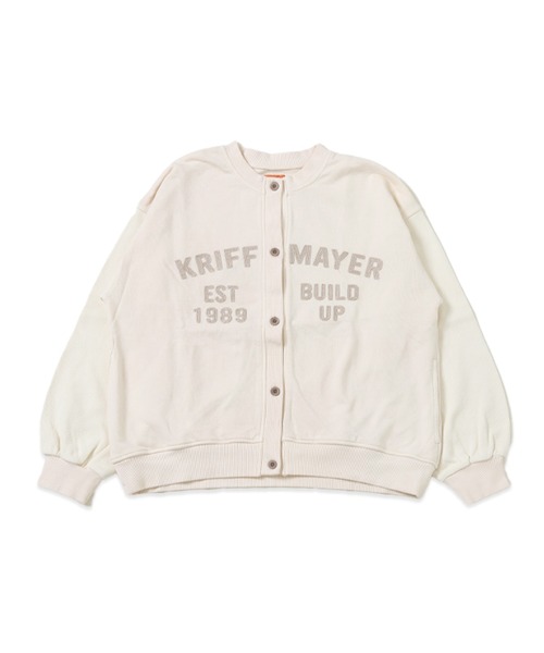 KRIFF MAYER Lady's Collection(クリフメイヤーレディースコレクション)の「ピグメント裏毛カーデ(カーディガン/ボレロ・レディース・ナチュラル/チャコール/ミント/ネイビー/パープル・MEDIUM/LARGE)」の20枚目の写真