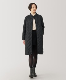 婦人 洗える中わたキルティングコート