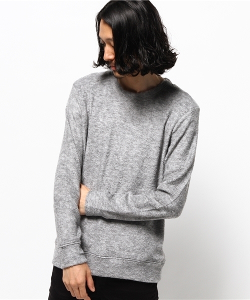 NO ID.（ノーアイディ）の「ベリーナパイルトレーナー（スウェット・メンズ・ダークグレー/ホワイト/ライトグレー/ブラック・1/3/2）」の3枚目の写真