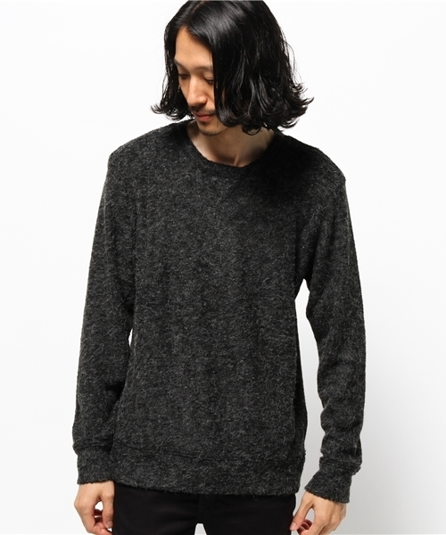 NO ID.（ノーアイディ）の「ベリーナパイルトレーナー（スウェット・メンズ・ダークグレー/ホワイト/ライトグレー/ブラック・1/3/2）」の4枚目の写真