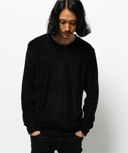 NO ID.（ノーアイディ）の「ベリーナパイルトレーナー（スウェット・メンズ・ダークグレー/ホワイト/ライトグレー/ブラック・1/3/2）」の2枚目の写真