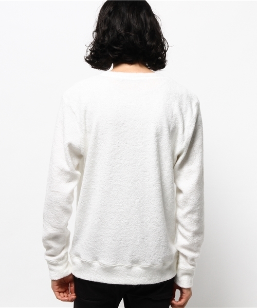 NO ID.（ノーアイディ）の「ベリーナパイルトレーナー（スウェット・メンズ・ダークグレー/ホワイト/ライトグレー/ブラック・1/3/2）」の5枚目の写真