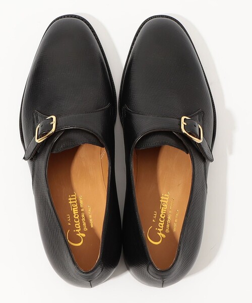 セール】F.LLI Giacometti ユタカーフ シングルモンクシューズ（ドレス