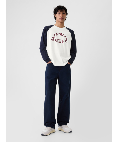 Y2K 良配色　GAP ギャップ　ラグラン　ロンT cn56166569.jpg