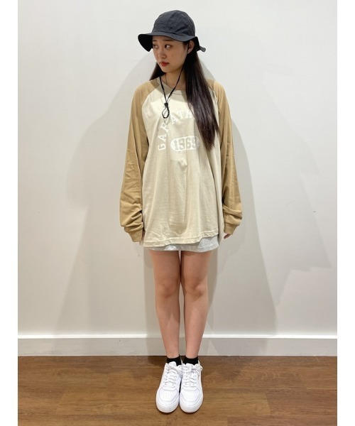 GAP（ギャップ）の「GAP ATHLETICロゴ ラグランTシャツ(ユニ