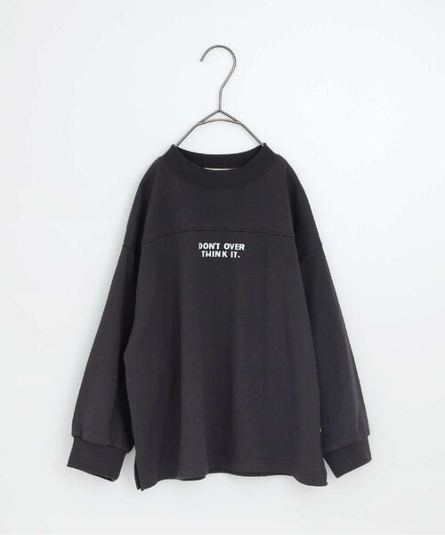 p.premier（ピードットプルミエ）の「フットボール切替長袖Tシャツ（Tシャツ/カットソー・キッズ・ブルー/グレー/オフホワイト/チャコール/イエロー/ブラウン・80/90/100/110/120/130/140）」の4枚目の写真