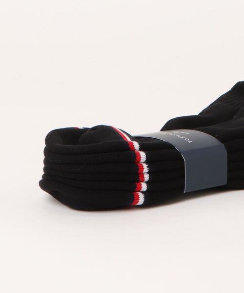 TOMMY HILFIGER（トミーヒルフィガー）の「【3足セット】TOMMY HILFIGER メンズ レディース オーガニックコットン混 足底パイル ワンポイント ショートソックス 92554052（ソックス/靴下・メンズ・その他2/その他3/ブラック・23～25cm/25～27cm）」の20枚目の写真