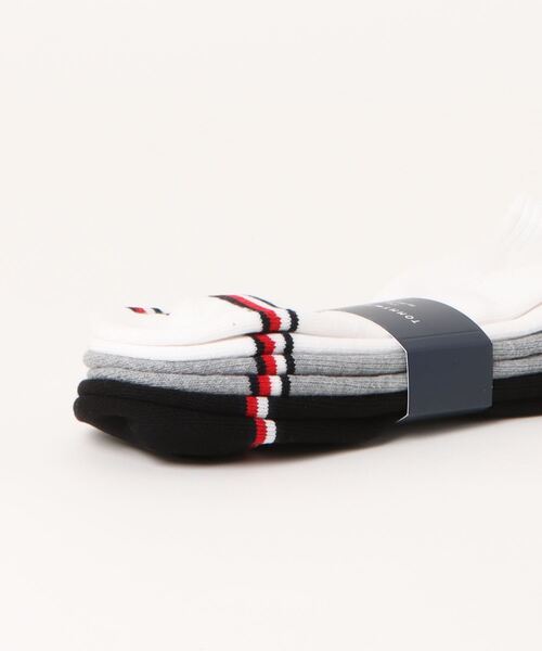 TOMMY HILFIGER（トミーヒルフィガー）の「【3足セット】TOMMY HILFIGER メンズ レディース オーガニックコットン混 足底パイル ワンポイント ショートソックス 92554052（ソックス/靴下・メンズ・その他2/その他3/ブラック・23～25cm/25～27cm）」の22枚目の写真