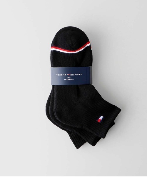 TOMMY HILFIGER（トミーヒルフィガー）の「【3足セット】TOMMY HILFIGER メンズ レディース オーガニックコットン混 足底パイル ワンポイント ショートソックス 92554052（ソックス/靴下・メンズ・その他2/その他3/ブラック・23～25cm/25～27cm）」の18枚目の写真