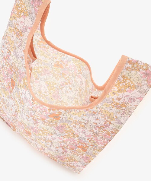 Afternoon Tea（アフタヌーンティー）の「フラワーコンパクトバッグM（エコバッグ/サブバッグ・レディース・ブルー/オレンジ・ONE SIZE）」の4枚目の写真